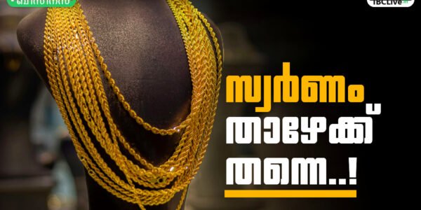സ്വർണ്ണാഭരണങ്ങൾ പ്രദർശിപ്പിച്ചിരിക്കുന്നു