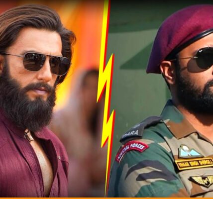 ധുരന്ധർ 2, ഊരി സിനിമകളുടെ പോസ്റ്ററുകൾ, റൺവീർ സിംഗും വിക്കി കൗശലും