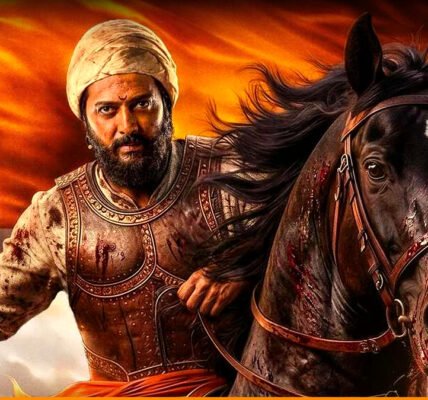 റിതേഷ് ദേശ്‌മുഖ് സംവിധാനം ചെയ്ത രാജാ ശിവാജി സിനിമയുടെ പോസ്റ്റർ