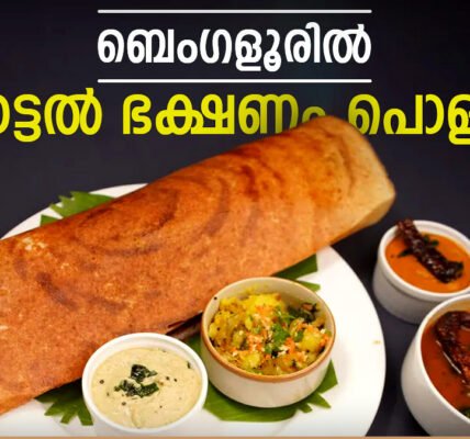 മേശപ്പുറത്ത് ചിക്കൻ ബിരിയാണിയും മസാല ദോശയും ഇഡ്ഡലിയും നിരത്തിവെച്ചിരിക്കുന്നു