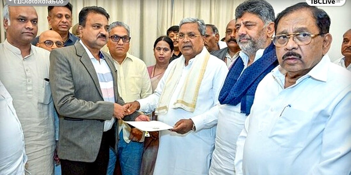 കർണാടക മുഖ്യമന്ത്രി സിദ്ധരാമയ്യ രാജ്ഭവനിൽ