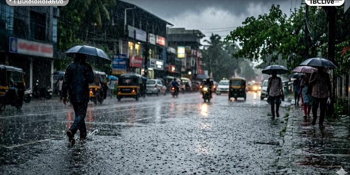 കേരളത്തിലെ വരണ്ട നെൽവയലുകൾ കാണിക്കുന്ന ചിത്രം