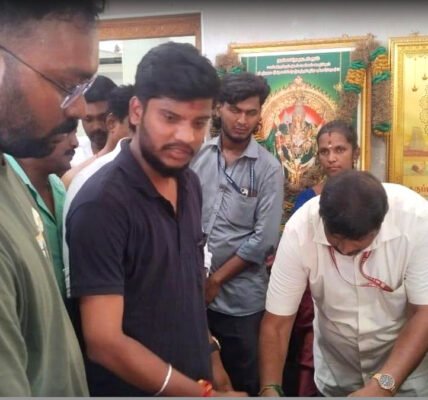 മുഖ്യമന്ത്രി എസ്. രമേഷ് തിരുച്ചെന്തൂർ സുബ്രഹ്മണ്യസ്വാമി ക്ഷേത്രത്തിൽ