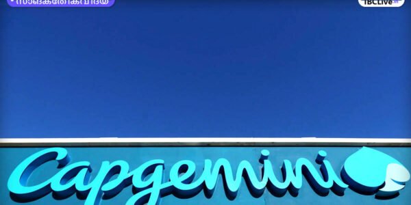 Capgemini-യുടെ ലോഗോയും ആധുനിക സാങ്കേതികവിദ്യയുടെ ചിത്രീകരണവും