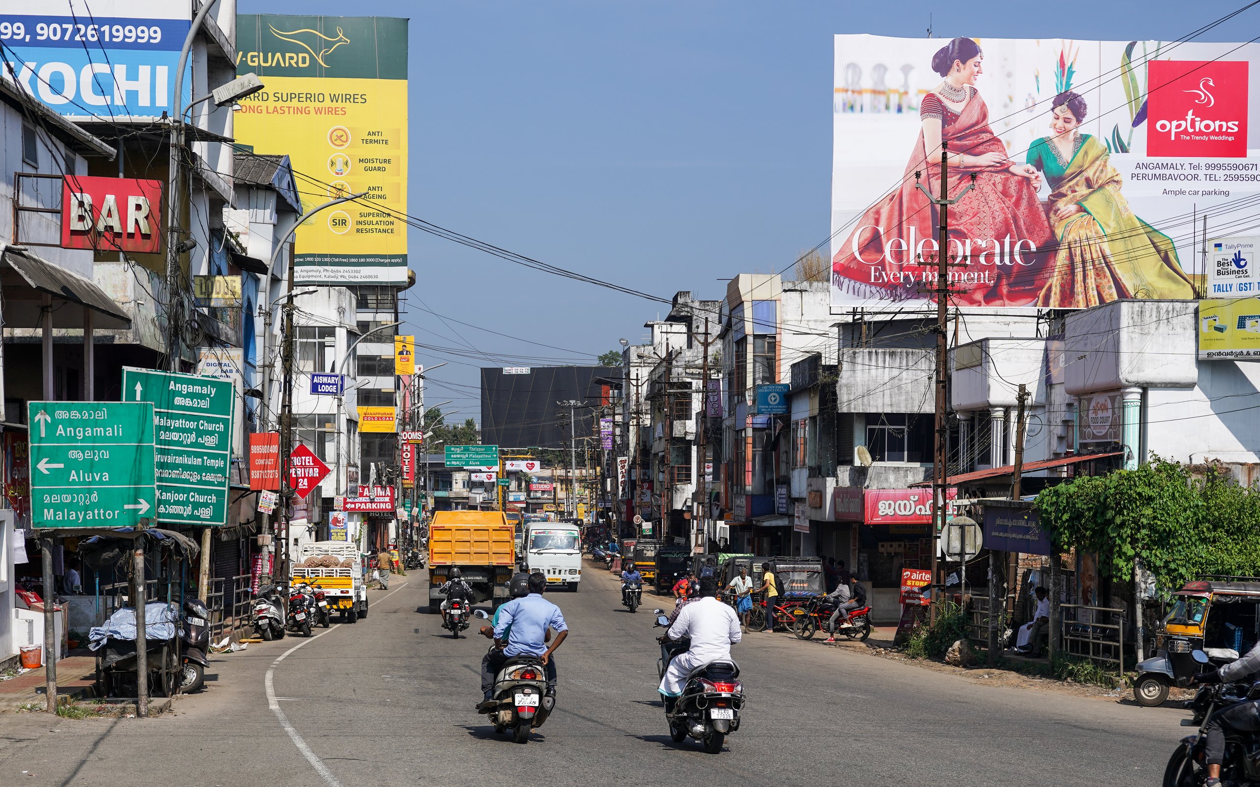 കേരളത്തിലെ എംസി റോഡ്, കാലടി — ഗതാഗത നിയമങ്ങൾ കർശനമാക്കുന്നു