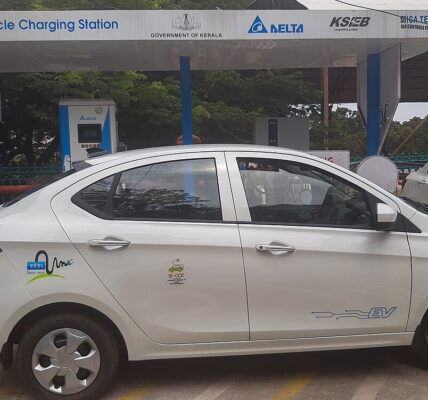 Electric car and EV charging station Kerala - Tata Sierra EV